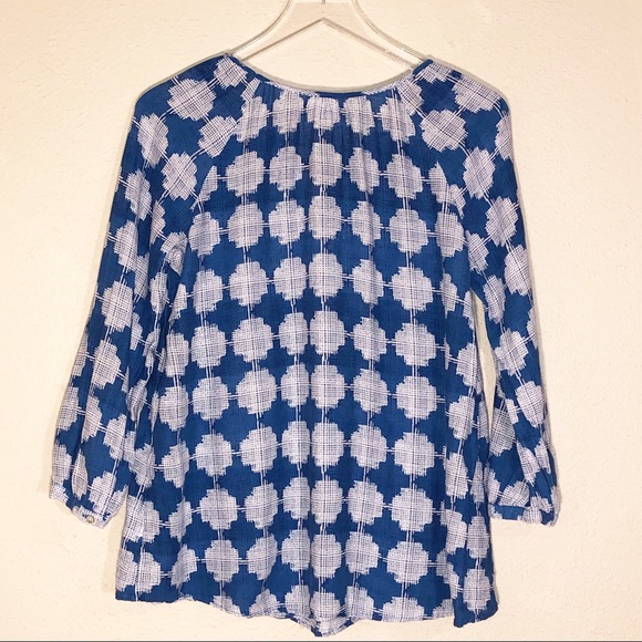 Merona | Blue/White Blouse XS - Picture 4 of 4